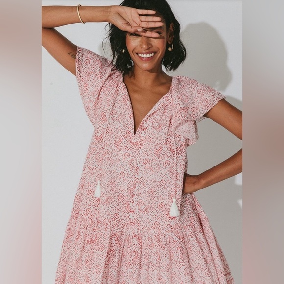 NWOT Cleobella Jaya Mini Dress Size Large - Picture 3 of 13